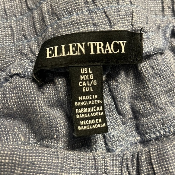 🌺ELLEN TRACY Linen Blend Pants Size Large🌺 - Picture 7 of 7